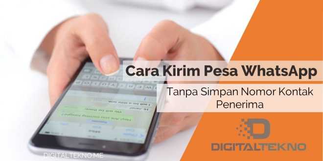 Cara Kirim Pesan WhatsApp Tanpa Simpan Nomor Kontak Penerima