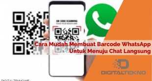 Cara Mudah Membuat Barcode WhatsApp Untuk Menuju Chat Langsung