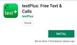 Menggunaakn Free Text+Call