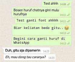 Wajib Tau! Cara Mudah Mengubah Tulisan di WhatsApp Menjadi Keren