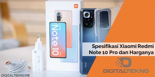 Spesifikasi Xiaomi Redmi Note 10 Pro dan Harganya