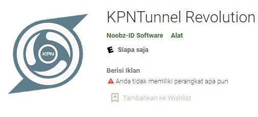 Aplikasi Internet Gratis KPN Tunnel