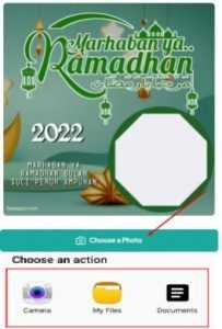 Cara Memasang Foto di Twibbon di Handphone choose